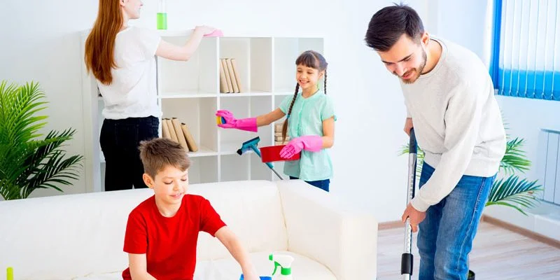 Wie man die Familie ins Decluttering einbindet